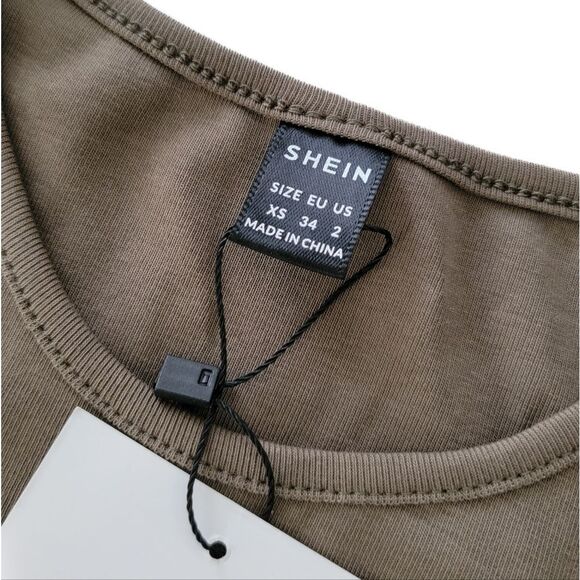 Olive Green Dress Size XS - Picture 3 of 6